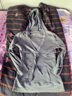 VS Tee Shop Hooded V-Neck Sweatshirt